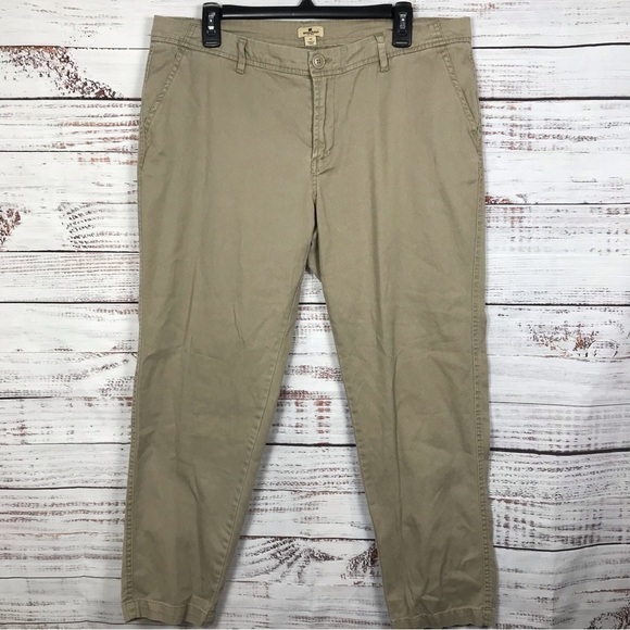 Woolrich‎ khaki size 12 straight leg Capri hiking pants - Picture 1 of 6